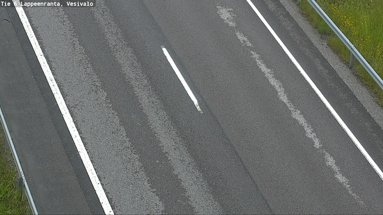 Weather Camera Image Road 6 Lappeenranta, Vesivalo, Lappeenranta, Etelä-Karjala