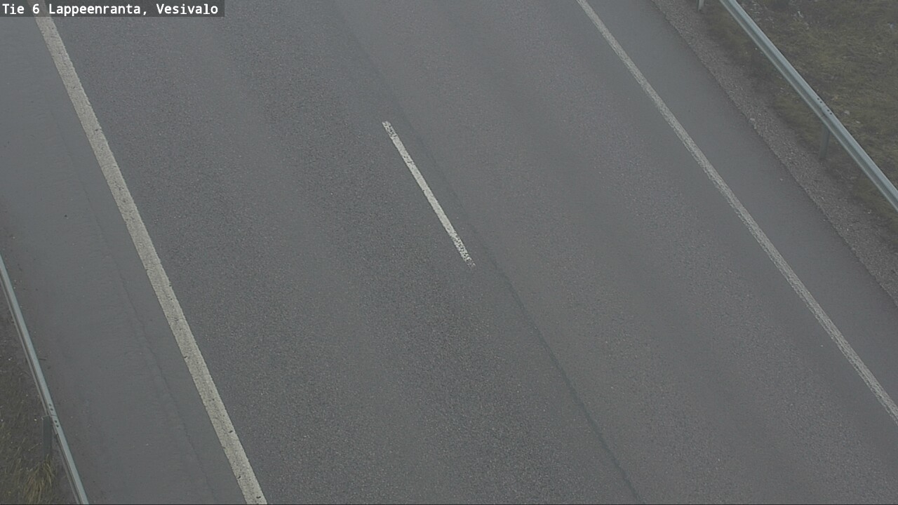 Weather Camera Image Road 6 Lappeenranta, Vesivalo, Lappeenranta, Etelä-Karjala