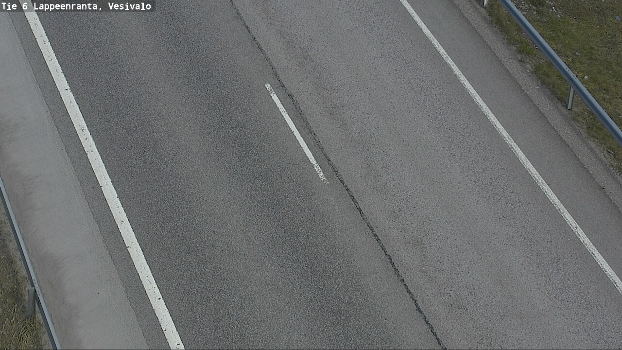 Weather Camera Image Road 6 Lappeenranta, Vesivalo, Lappeenranta, Etelä-Karjala