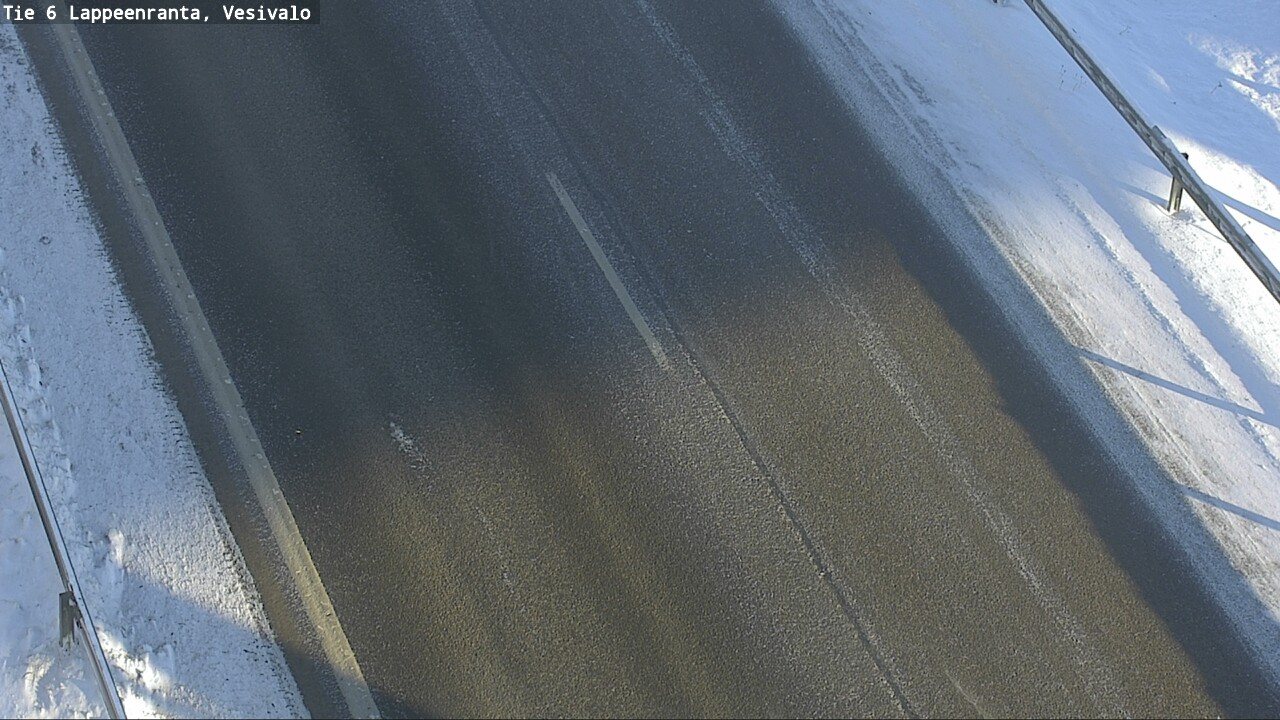 Weather Camera Image Road 6 Lappeenranta, Vesivalo, Lappeenranta, Etelä-Karjala