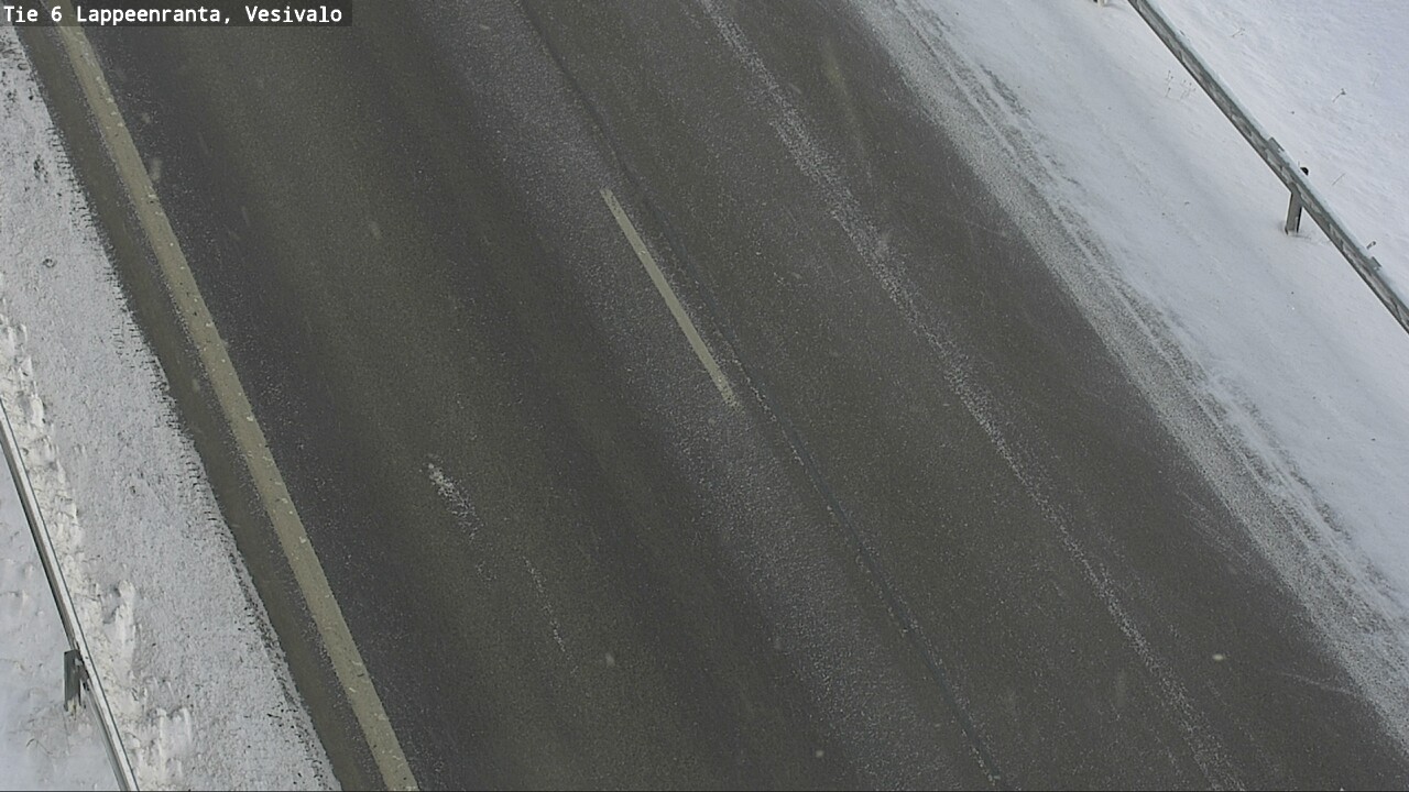 Weather Camera Image Road 6 Lappeenranta, Vesivalo, Lappeenranta, Etelä-Karjala