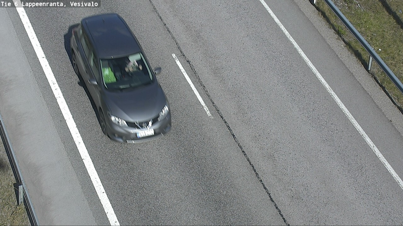 Weather Camera Image Road 6 Lappeenranta, Vesivalo, Lappeenranta, Etelä-Karjala