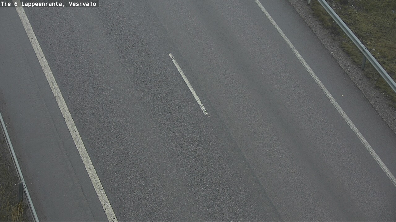 Weather Camera Image Road 6 Lappeenranta, Vesivalo, Lappeenranta, Etelä-Karjala