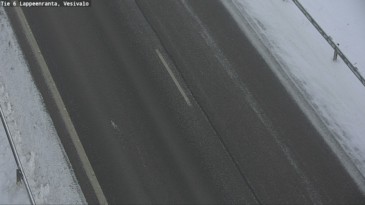 Weather Camera Image Road 6 Lappeenranta, Vesivalo, Lappeenranta, Etelä-Karjala