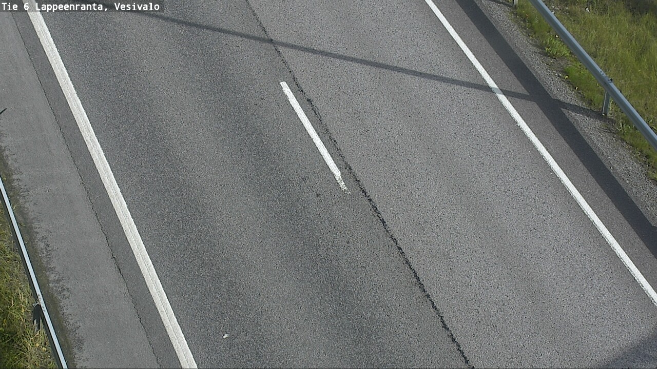 Weather Camera Image Road 6 Lappeenranta, Vesivalo, Lappeenranta, Etelä-Karjala