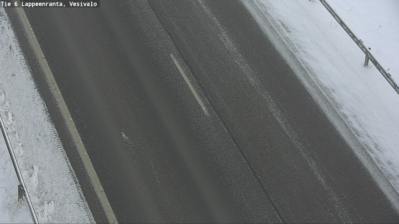 Weather Camera Image Road 6 Lappeenranta, Vesivalo, Lappeenranta, Etelä-Karjala
