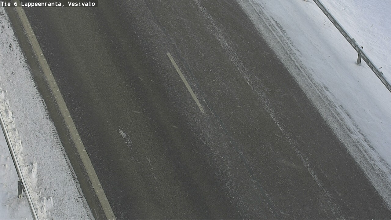 Weather Camera Image Road 6 Lappeenranta, Vesivalo, Lappeenranta, Etelä-Karjala