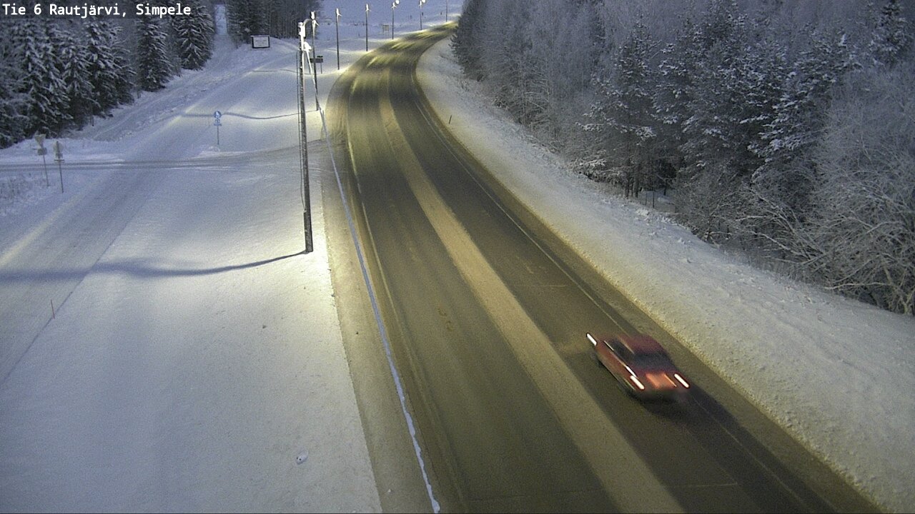 Kelikamerat Kuva Tie 6 Rautjärvi, Simpele, Rautjärvi, Etelä-Karjala