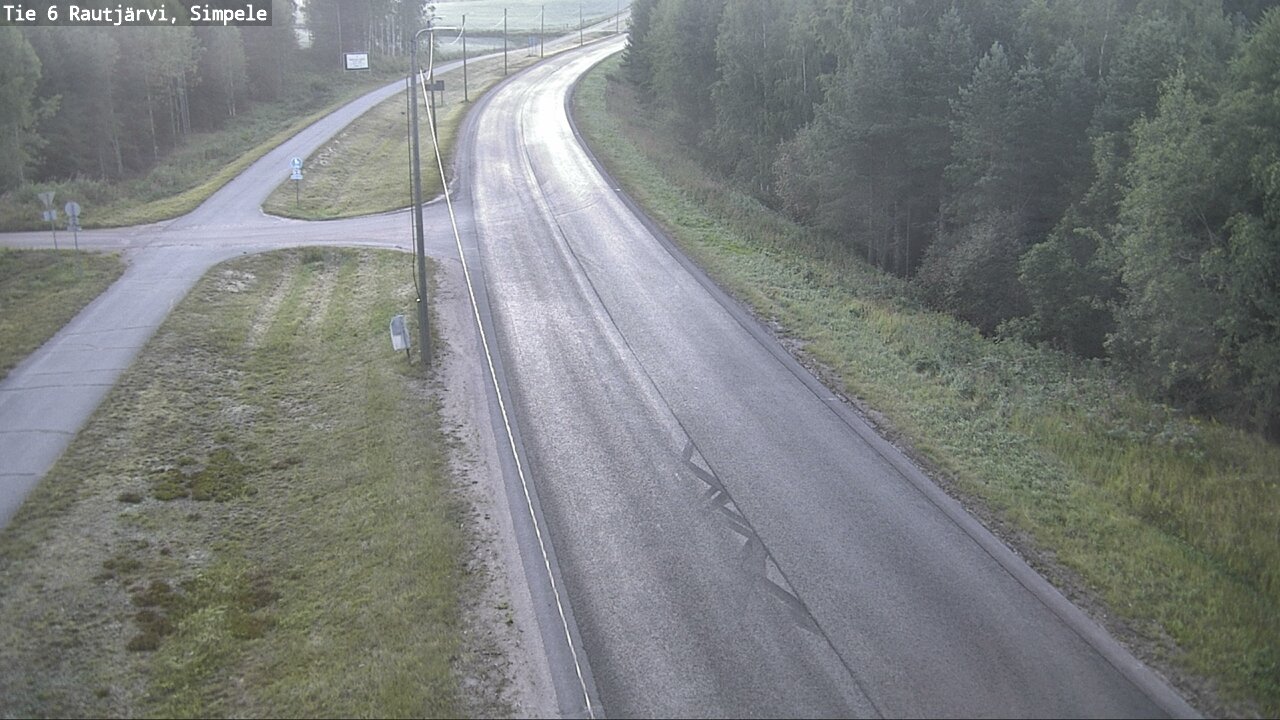 Kelikamerat Kuva Tie 6 Rautjärvi, Simpele, Rautjärvi, Etelä-Karjala