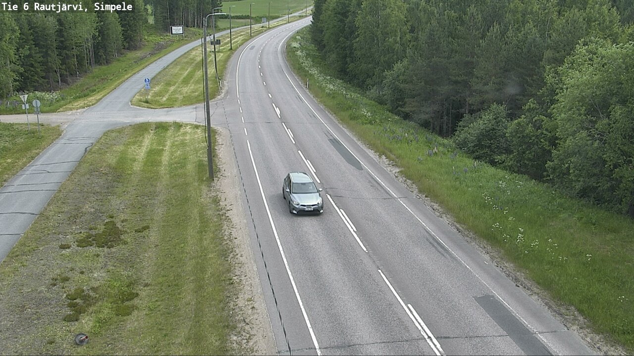 Kelikamerat Kuva Tie 6 Rautjärvi, Simpele, Rautjärvi, Etelä-Karjala