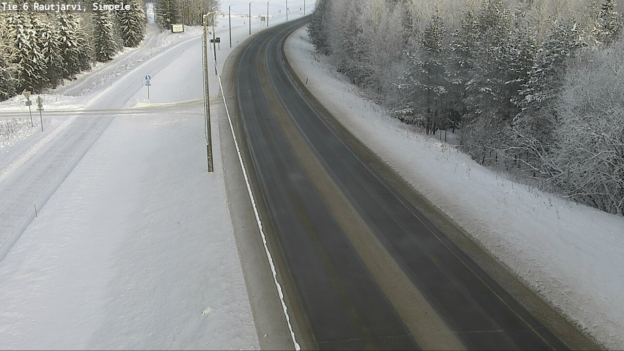 Kelikamerat Kuva Tie 6 Rautjärvi, Simpele, Rautjärvi, Etelä-Karjala
