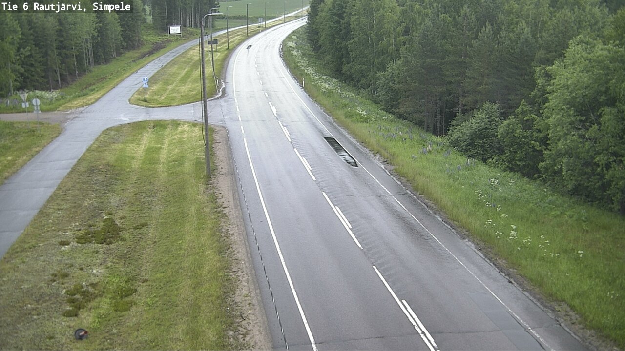 Kelikamerat Kuva Tie 6 Rautjärvi, Simpele, Rautjärvi, Etelä-Karjala