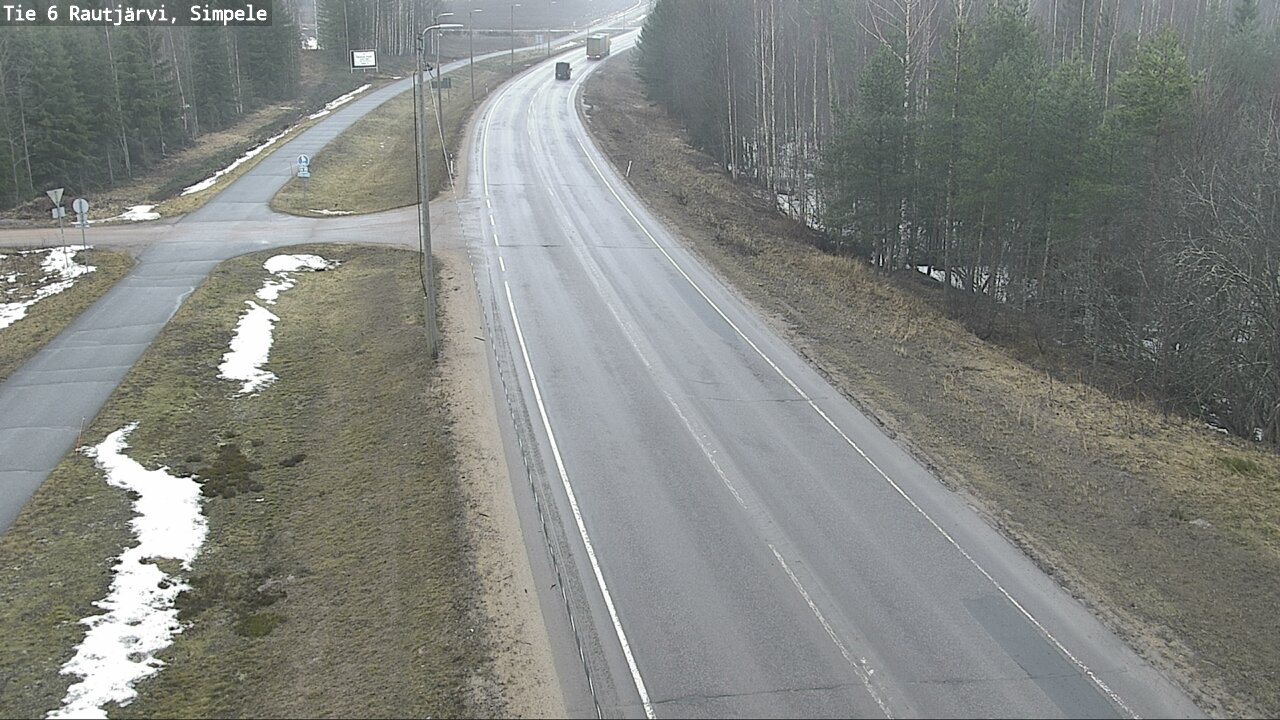 Kelikamerat Kuva Tie 6 Rautjärvi, Simpele, Rautjärvi, Etelä-Karjala