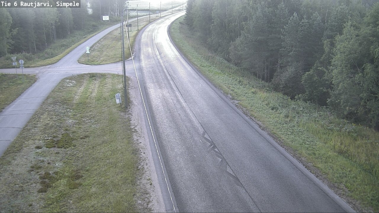 Kelikamerat Kuva Tie 6 Rautjärvi, Simpele, Rautjärvi, Etelä-Karjala