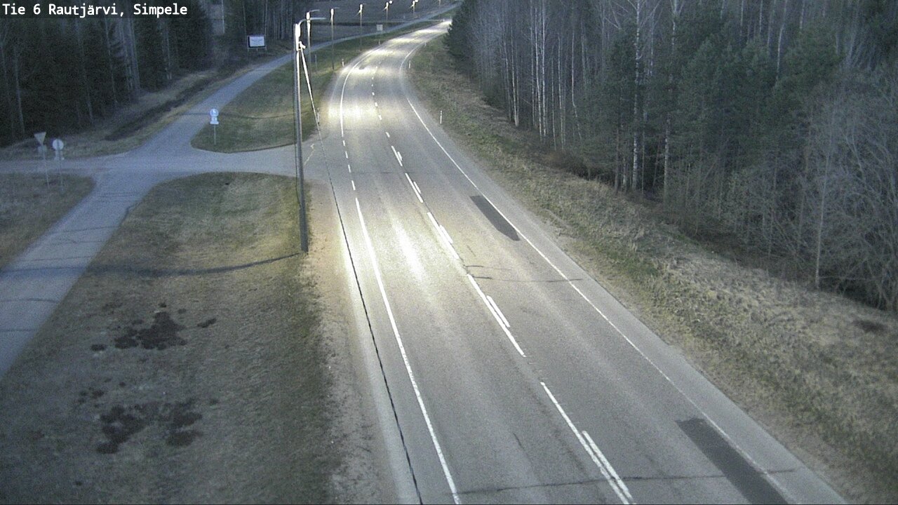 Kelikamerat Kuva Tie 6 Rautjärvi, Simpele, Rautjärvi, Etelä-Karjala