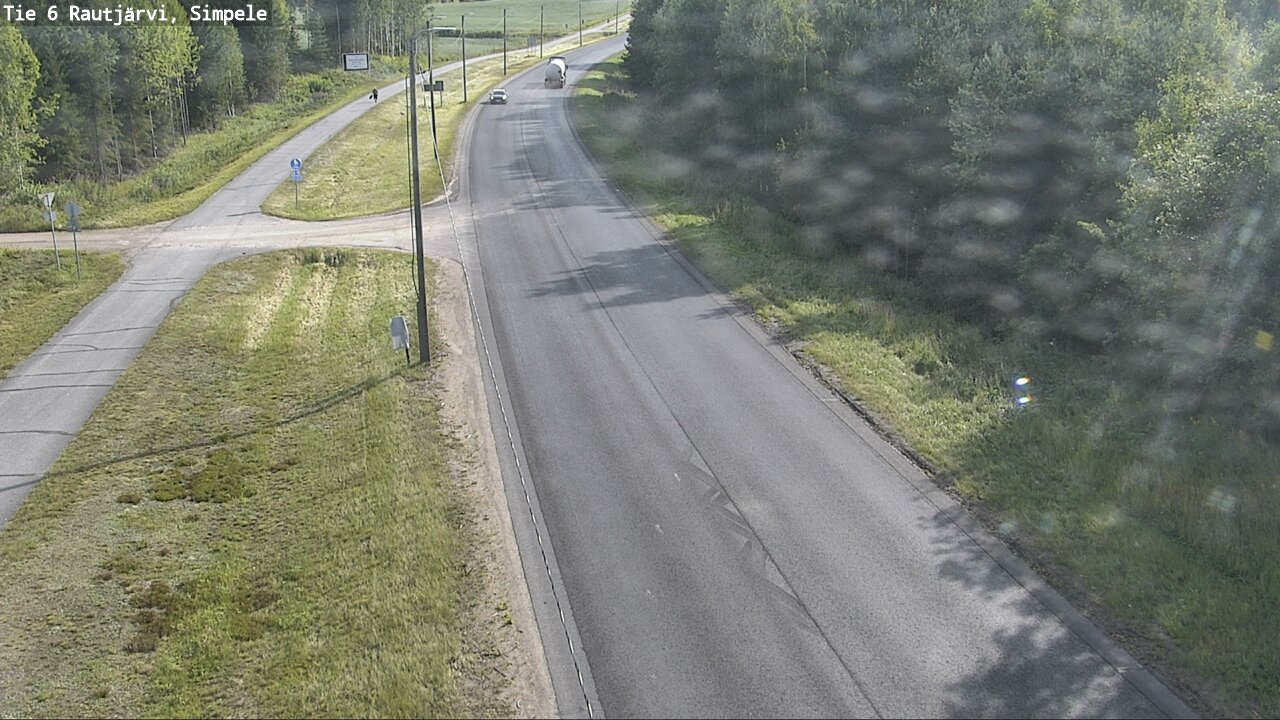 Kelikamerat Kuva Tie 6 Rautjärvi, Simpele, Rautjärvi, Etelä-Karjala