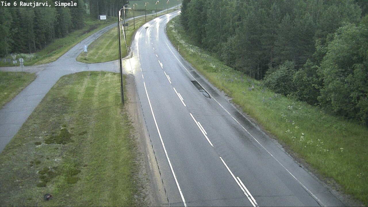 Kelikamerat Kuva Tie 6 Rautjärvi, Simpele, Rautjärvi, Etelä-Karjala