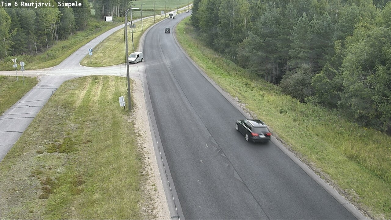 Weather Camera Image Road 6 Rautjärvi, Simpele, Rautjärvi, Etelä-Karjala
