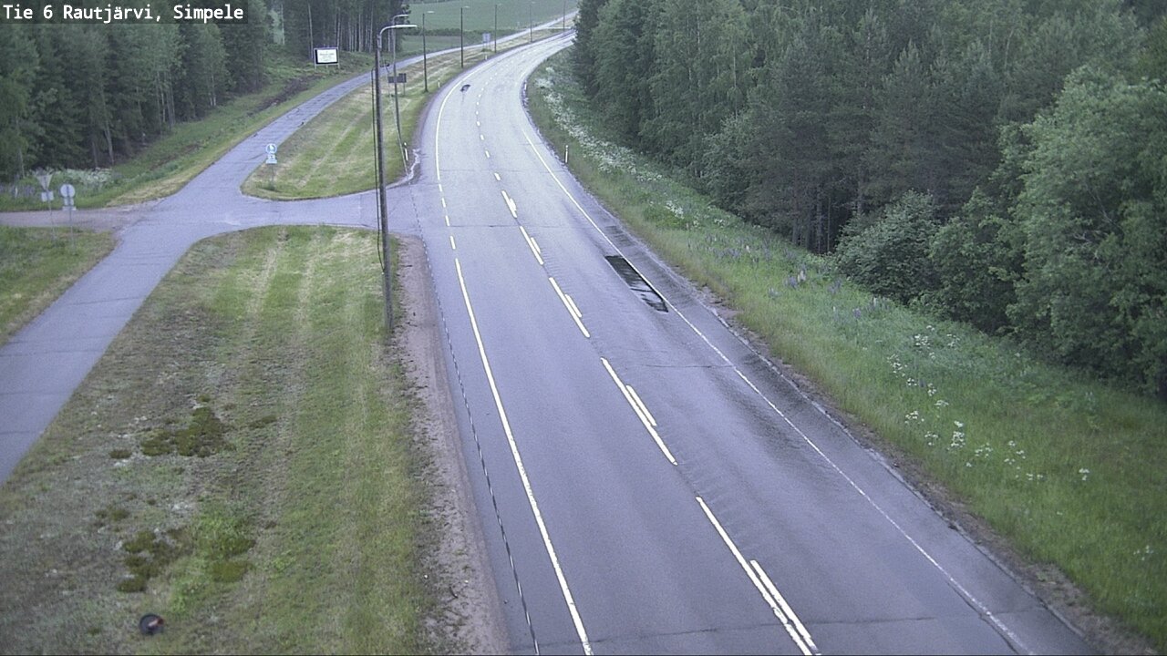 Kelikamerat Kuva Tie 6 Rautjärvi, Simpele, Rautjärvi, Etelä-Karjala