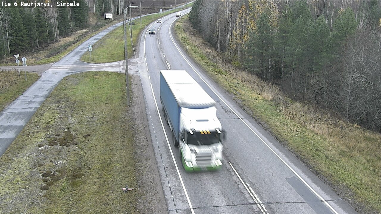 Kelikamerat Kuva Tie 6 Rautjärvi, Simpele, Rautjärvi, Etelä-Karjala