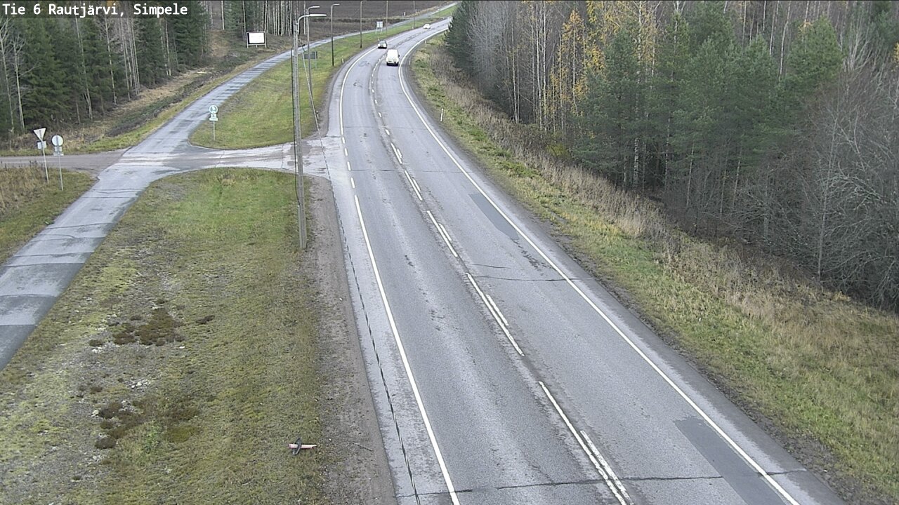 Kelikamerat Kuva Tie 6 Rautjärvi, Simpele, Rautjärvi, Etelä-Karjala