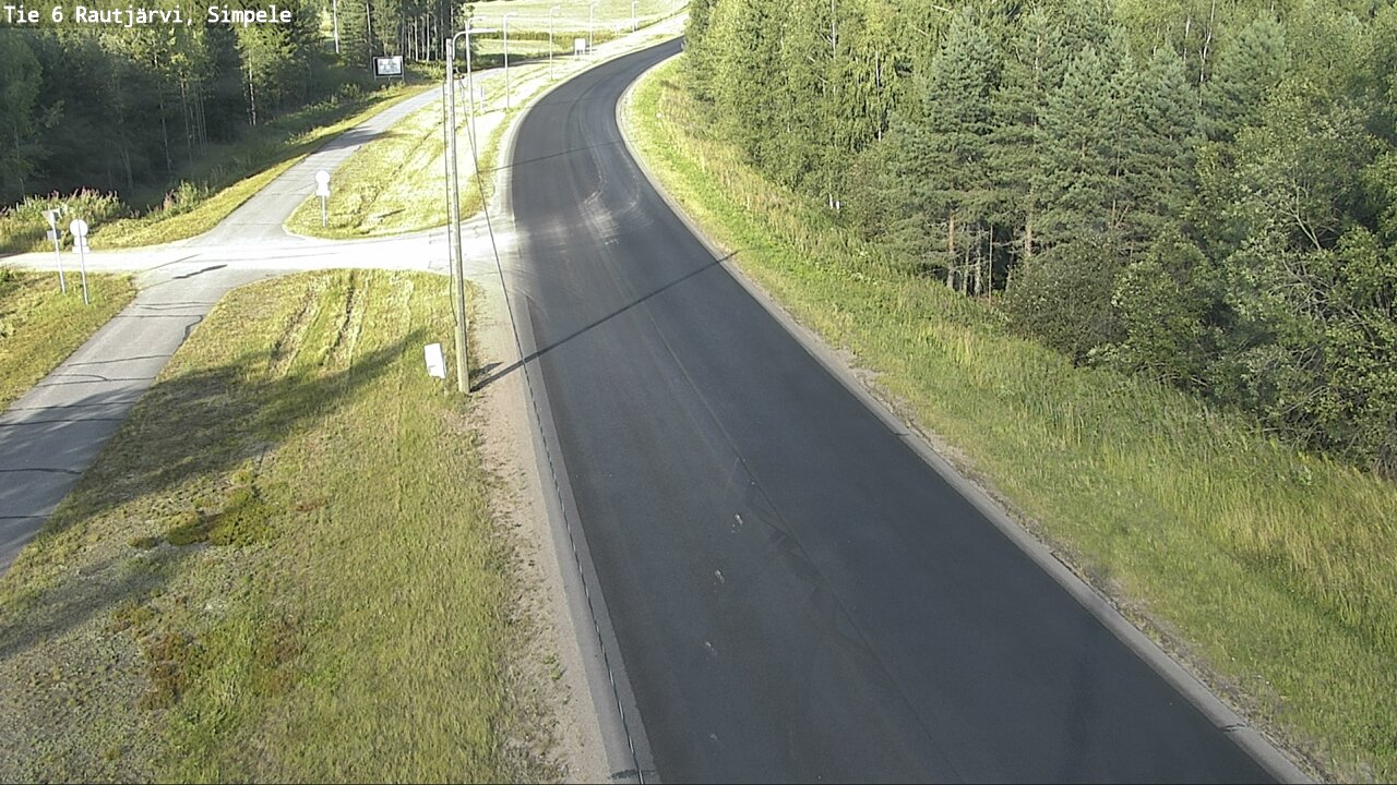 Kelikamerat Kuva Tie 6 Rautjärvi, Simpele, Rautjärvi, Etelä-Karjala