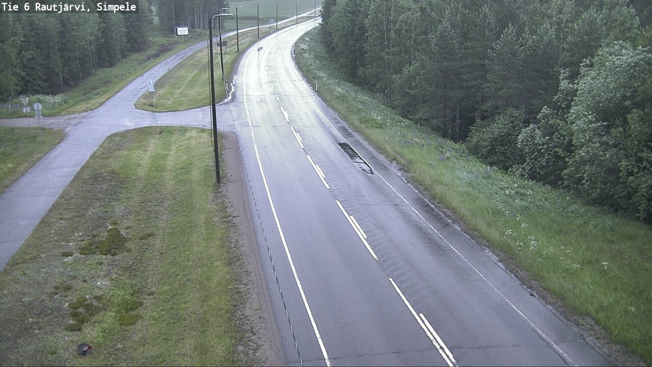 Kelikamerat Kuva Tie 6 Rautjärvi, Simpele, Rautjärvi, Etelä-Karjala