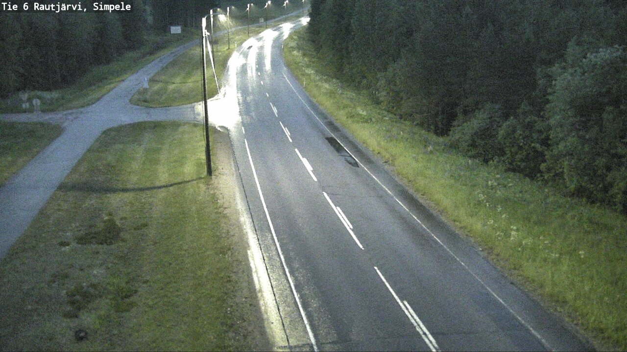 Kelikamerat Kuva Tie 6 Rautjärvi, Simpele, Rautjärvi, Etelä-Karjala