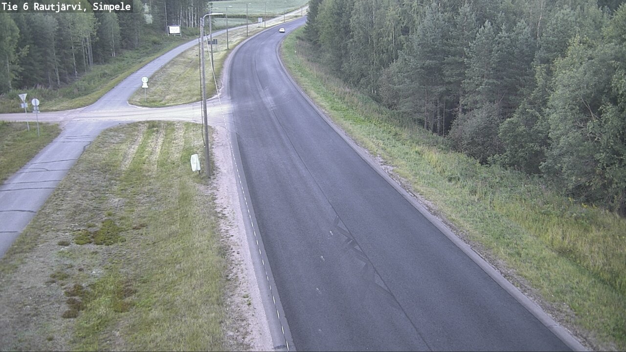 Kelikamerat Kuva Tie 6 Rautjärvi, Simpele, Rautjärvi, Etelä-Karjala