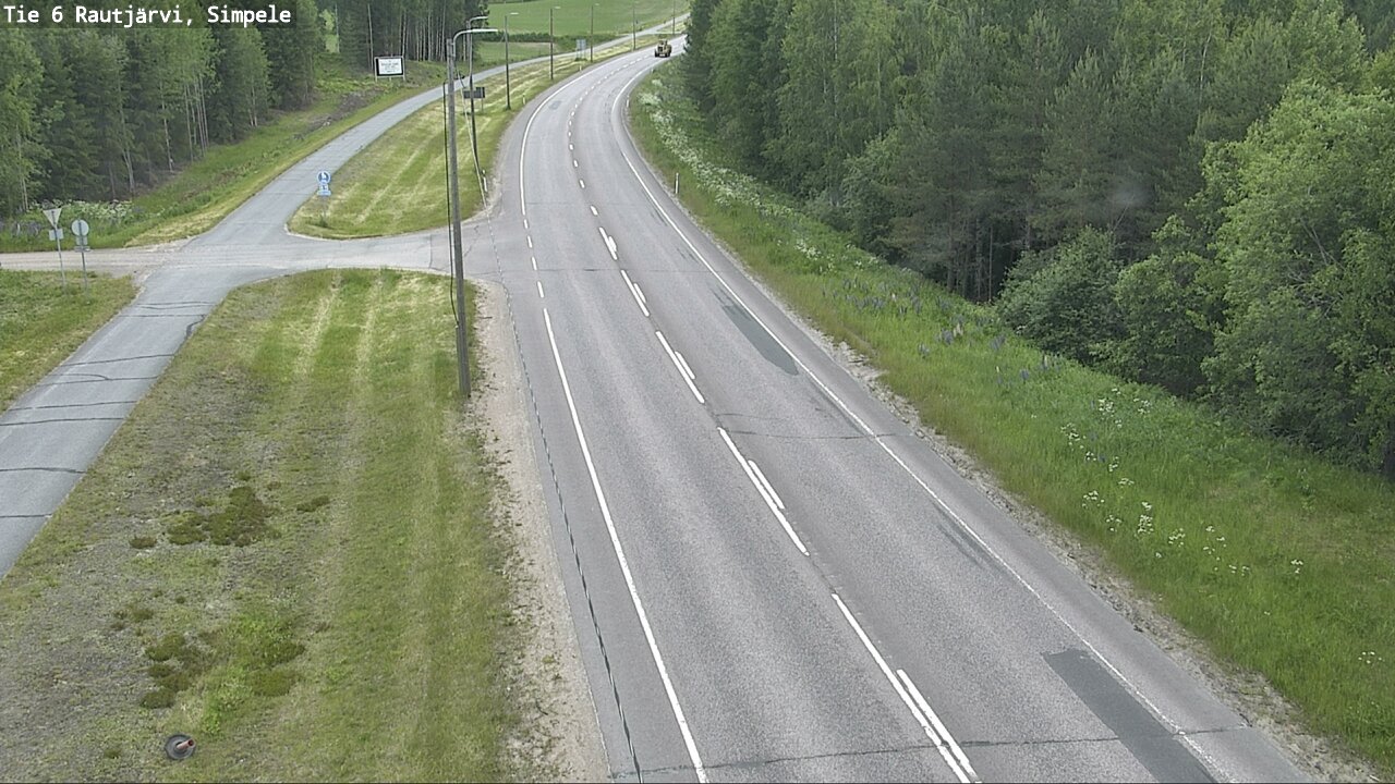 Kelikamerat Kuva Tie 6 Rautjärvi, Simpele, Rautjärvi, Etelä-Karjala