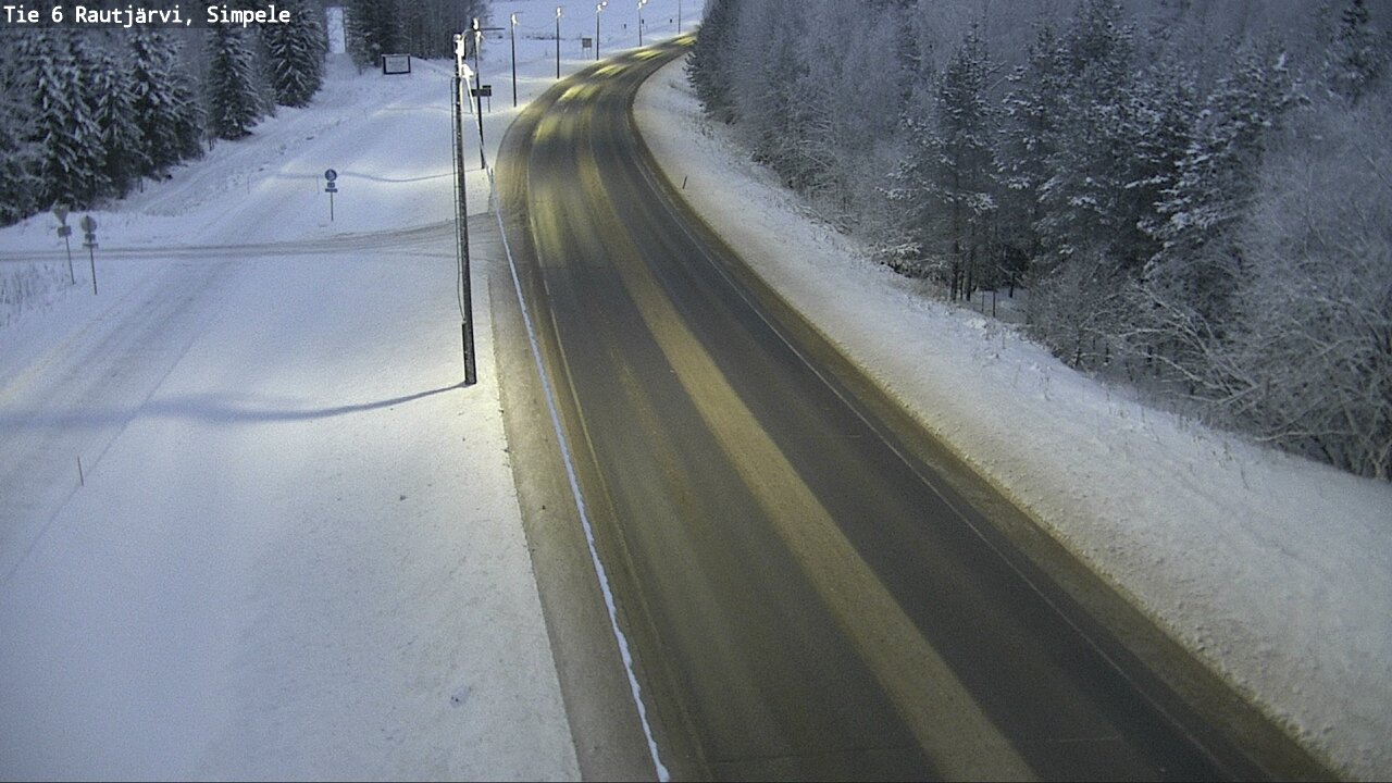 Kelikamerat Kuva Tie 6 Rautjärvi, Simpele, Rautjärvi, Etelä-Karjala