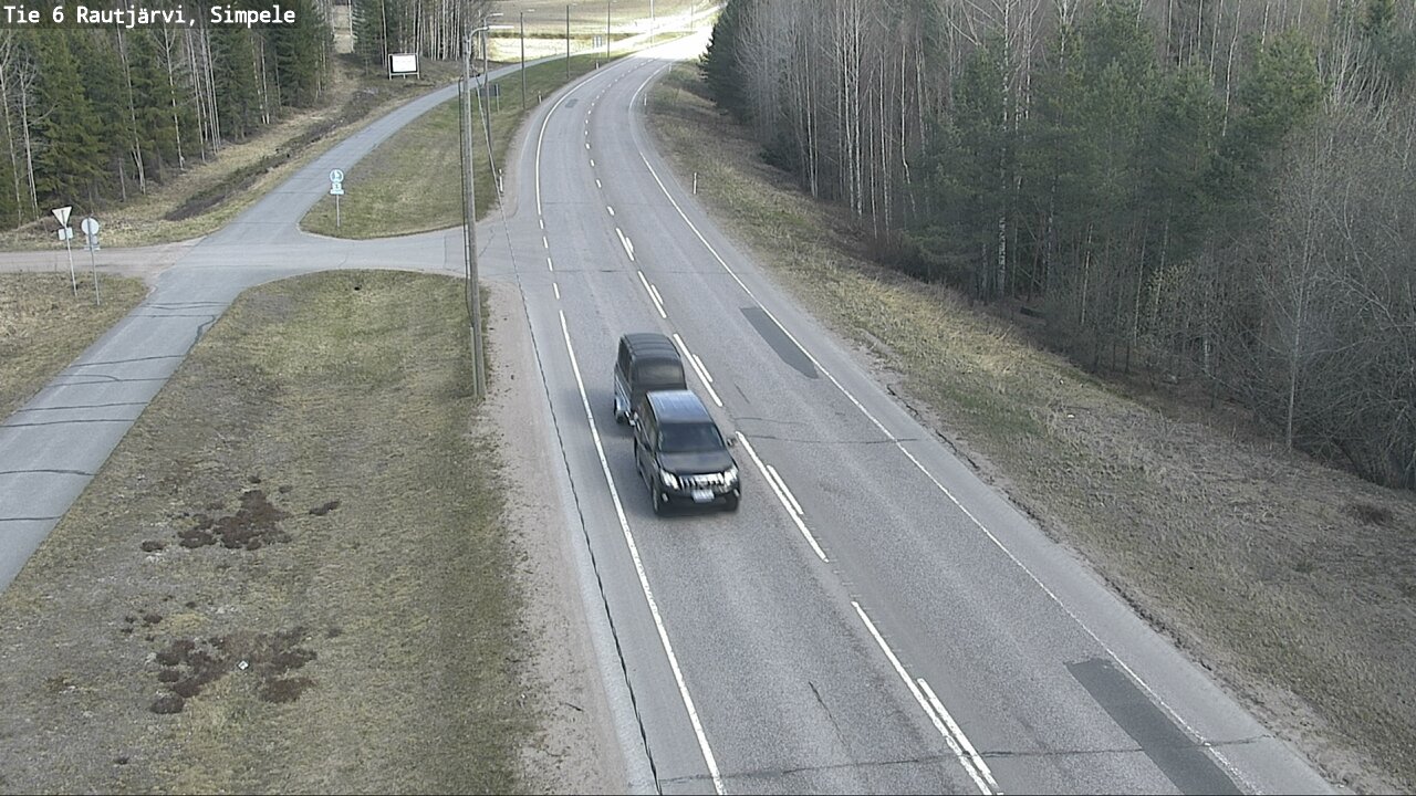 Weather Camera Image Road 6 Rautjärvi, Simpele, Rautjärvi, Etelä-Karjala