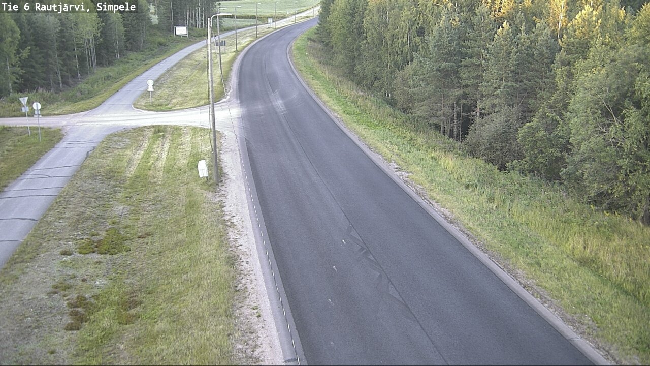 Kelikamerat Kuva Tie 6 Rautjärvi, Simpele, Rautjärvi, Etelä-Karjala