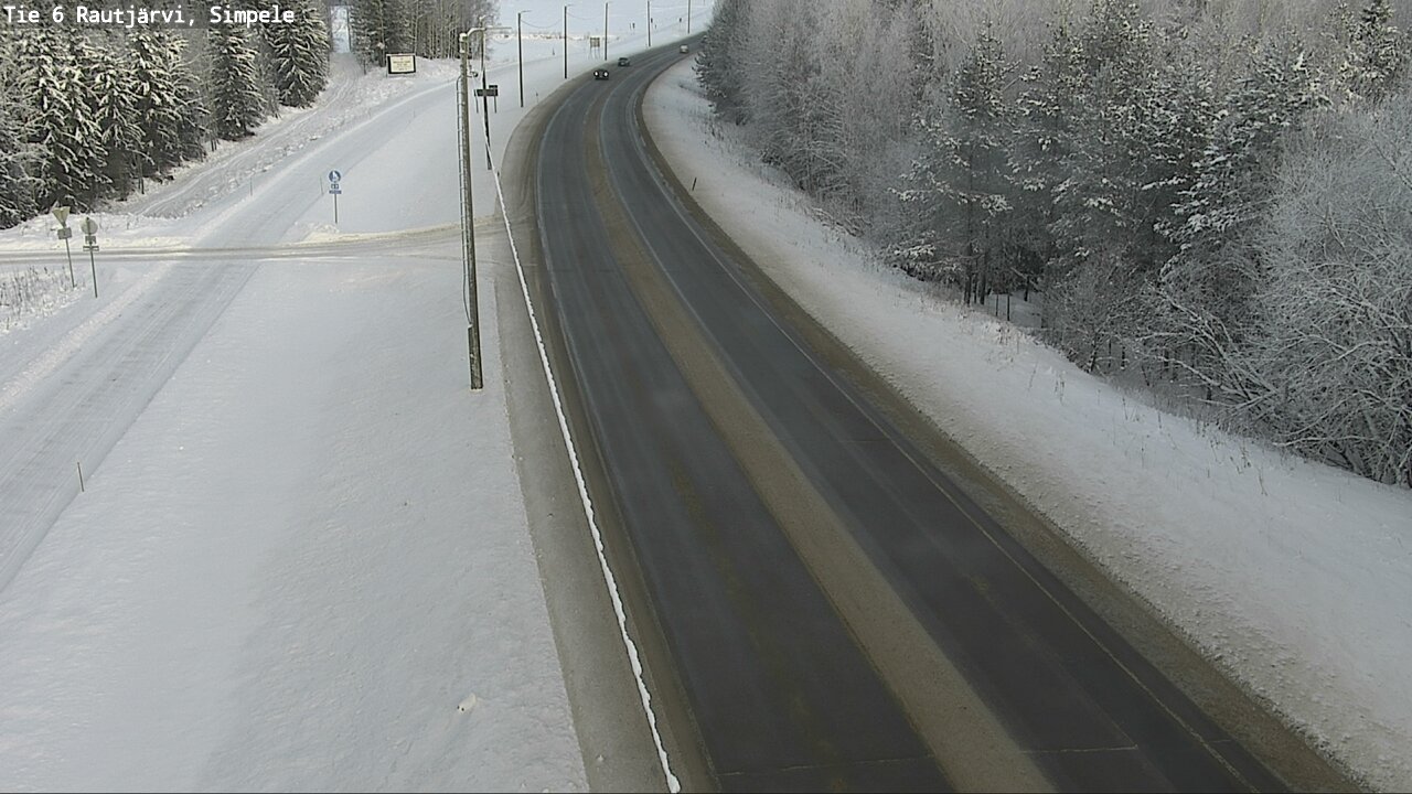 Kelikamerat Kuva Tie 6 Rautjärvi, Simpele, Rautjärvi, Etelä-Karjala