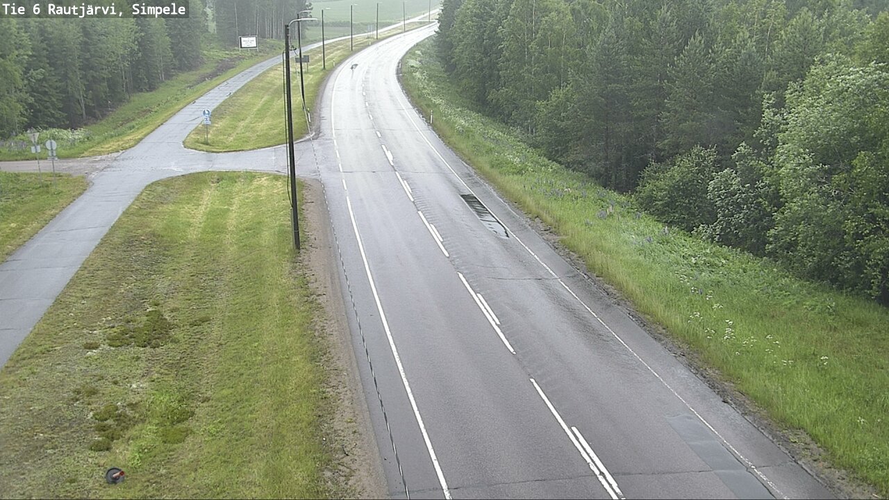 Kelikamerat Kuva Tie 6 Rautjärvi, Simpele, Rautjärvi, Etelä-Karjala