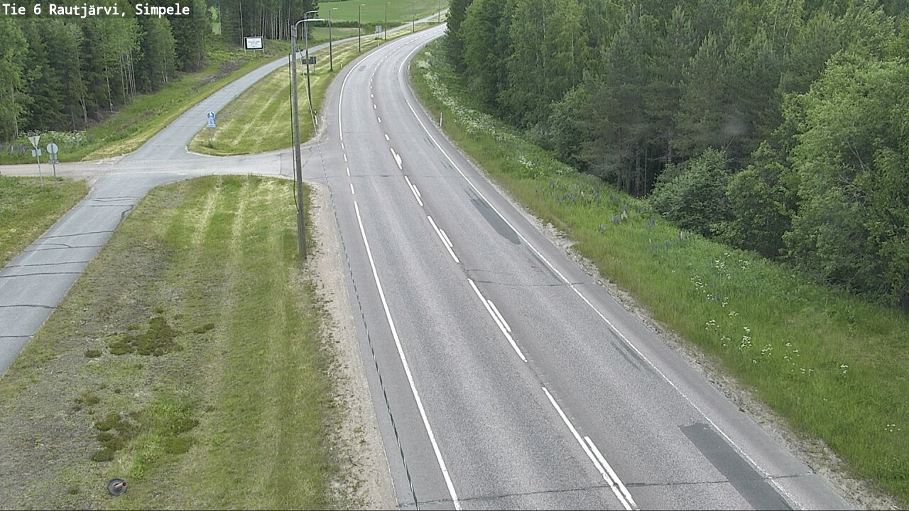 Kelikamerat Kuva Tie 6 Rautjärvi, Simpele, Rautjärvi, Etelä-Karjala