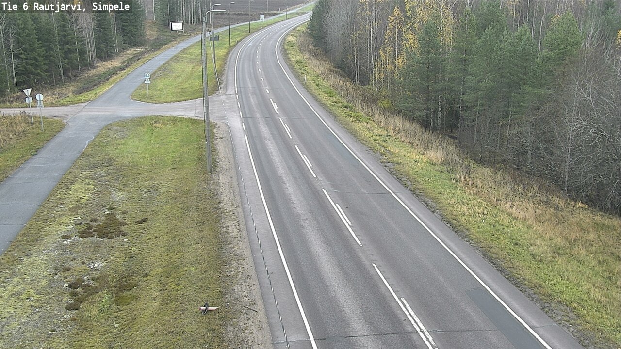 Kelikamerat Kuva Tie 6 Rautjärvi, Simpele, Rautjärvi, Etelä-Karjala