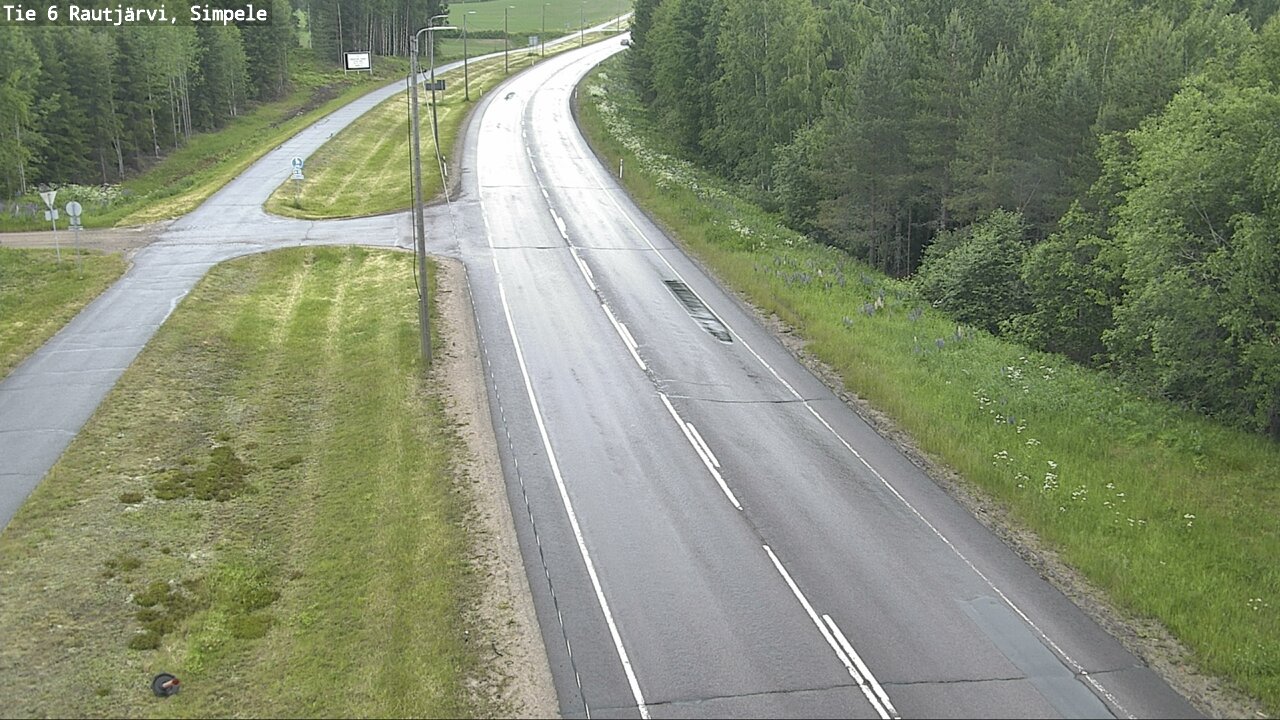 Kelikamerat Kuva Tie 6 Rautjärvi, Simpele, Rautjärvi, Etelä-Karjala