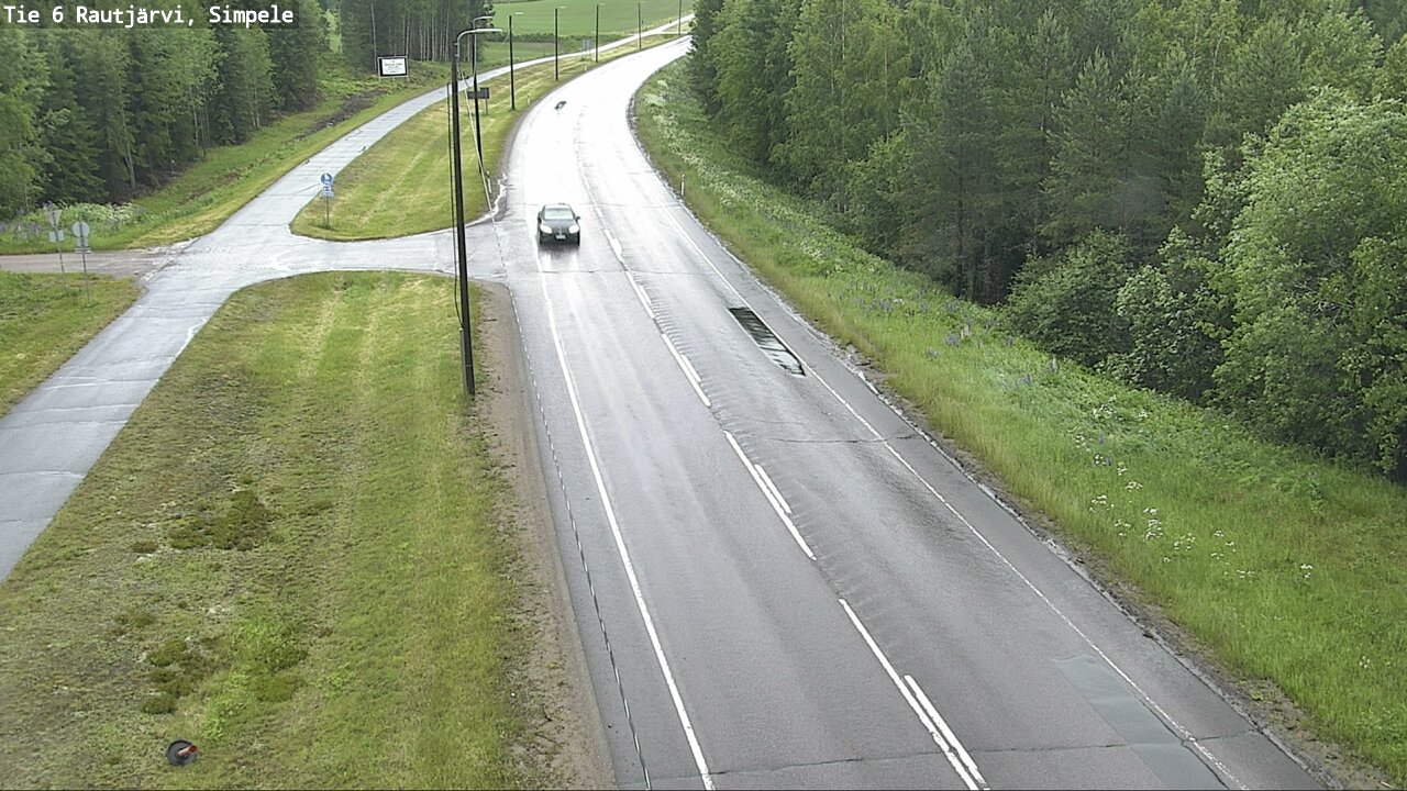 Kelikamerat Kuva Tie 6 Rautjärvi, Simpele, Rautjärvi, Etelä-Karjala