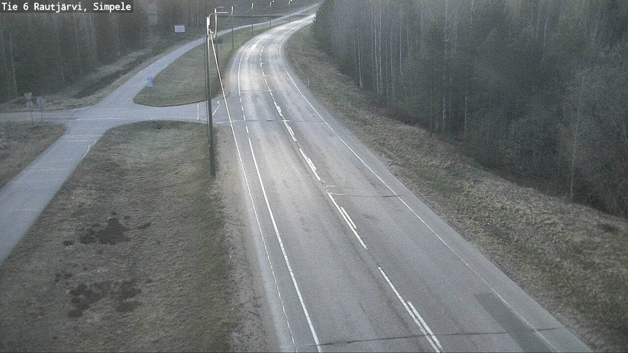 Kelikamerat Kuva Tie 6 Rautjärvi, Simpele, Rautjärvi, Etelä-Karjala