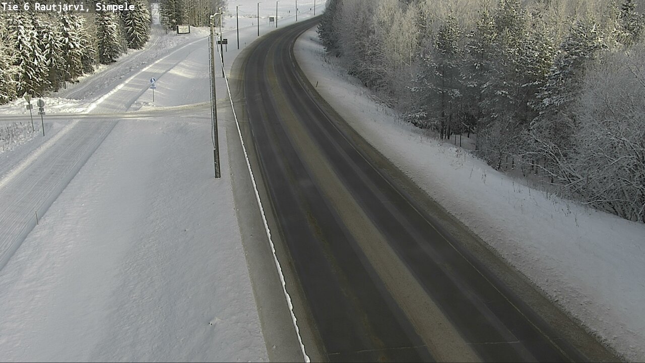 Kelikamerat Kuva Tie 6 Rautjärvi, Simpele, Rautjärvi, Etelä-Karjala