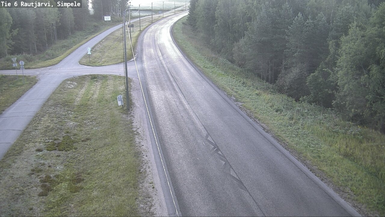 Kelikamerat Kuva Tie 6 Rautjärvi, Simpele, Rautjärvi, Etelä-Karjala
