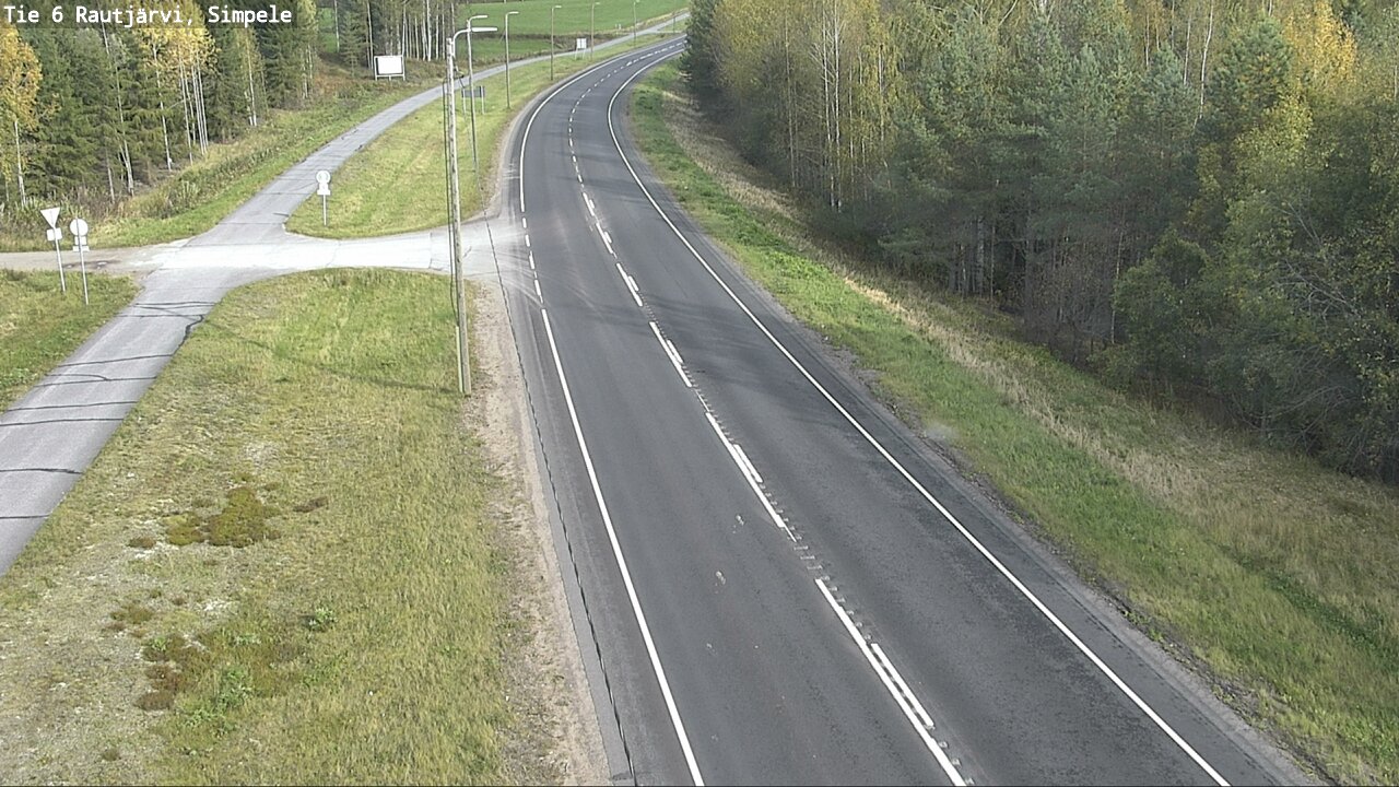 Kelikamerat Kuva Tie 6 Rautjärvi, Simpele, Rautjärvi, Etelä-Karjala