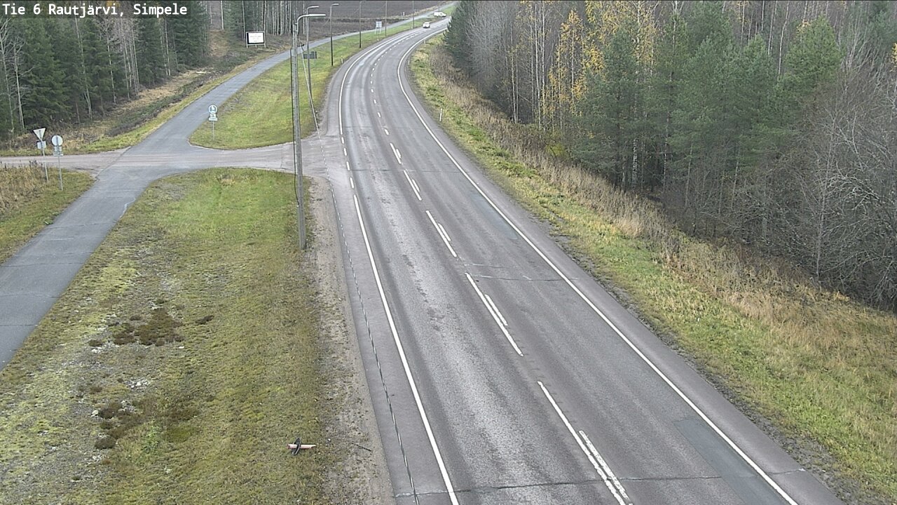 Kelikamerat Kuva Tie 6 Rautjärvi, Simpele, Rautjärvi, Etelä-Karjala