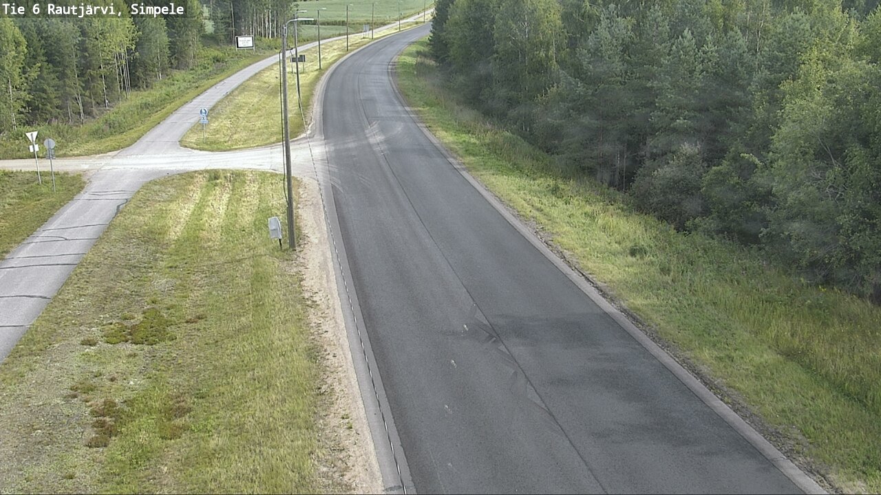 Kelikamerat Kuva Tie 6 Rautjärvi, Simpele, Rautjärvi, Etelä-Karjala