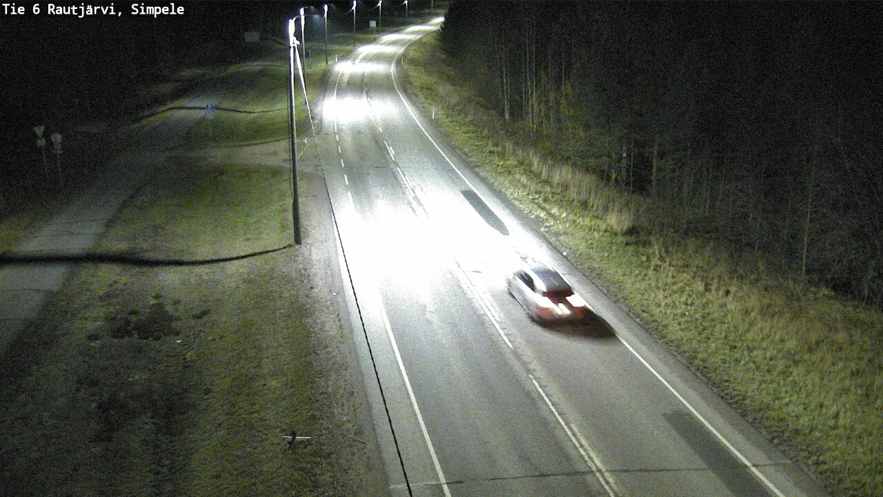Kelikamerat Kuva Tie 6 Rautjärvi, Simpele, Rautjärvi, Etelä-Karjala