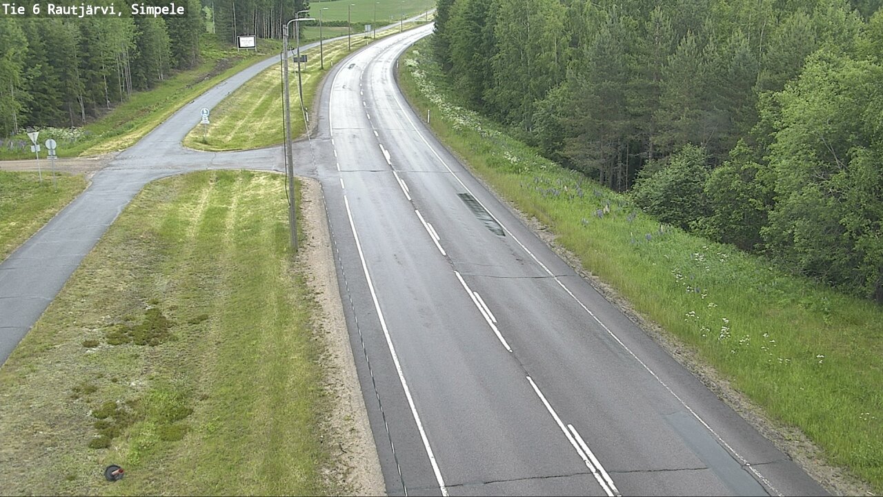 Kelikamerat Kuva Tie 6 Rautjärvi, Simpele, Rautjärvi, Etelä-Karjala