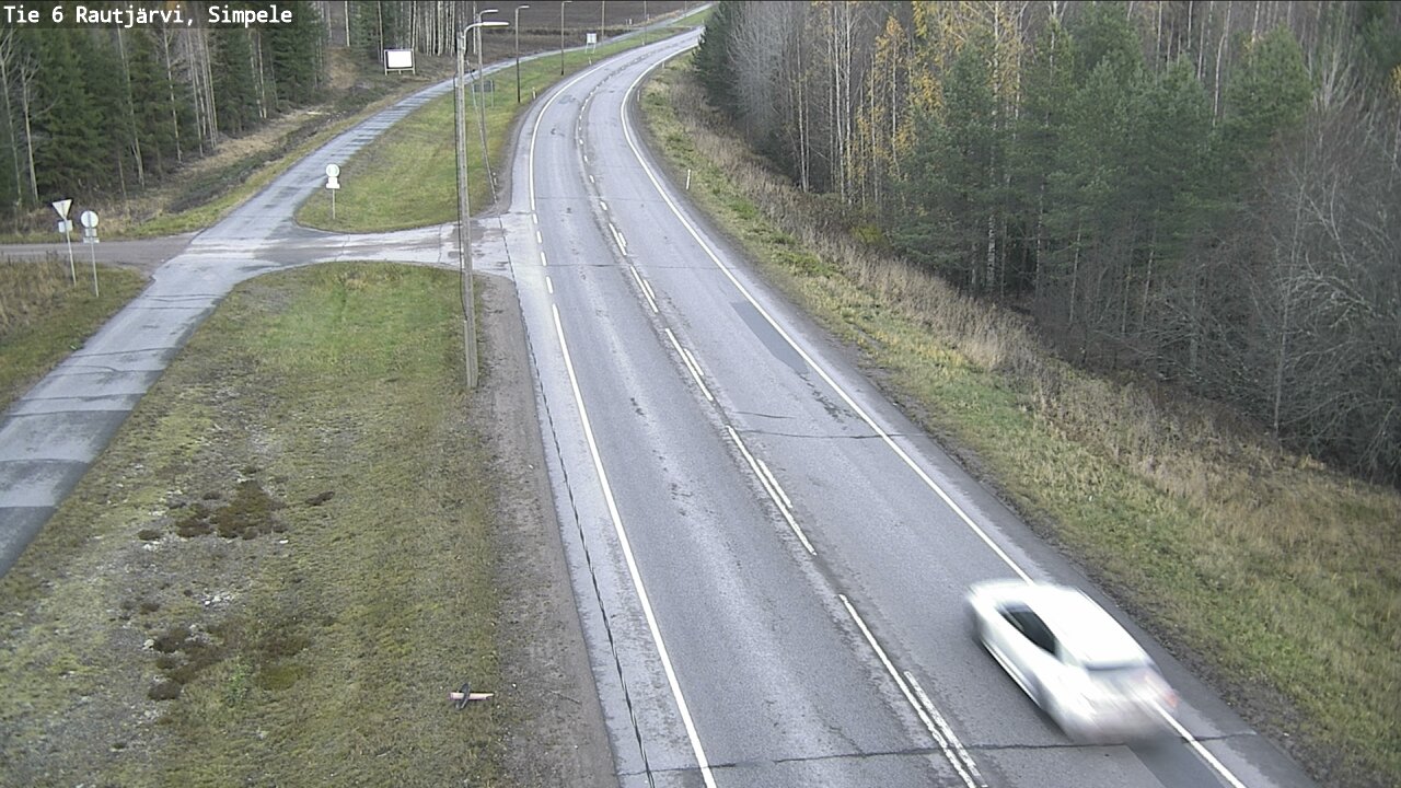 Kelikamerat Kuva Tie 6 Rautjärvi, Simpele, Rautjärvi, Etelä-Karjala