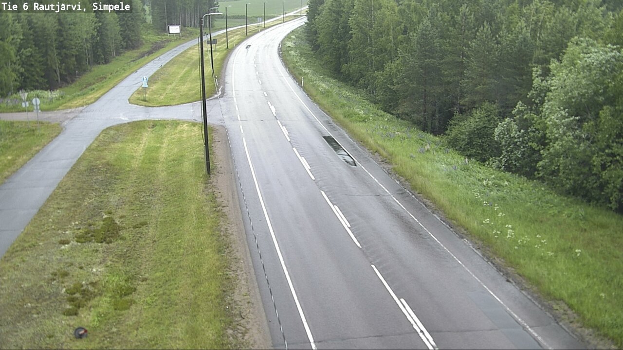 Kelikamerat Kuva Tie 6 Rautjärvi, Simpele, Rautjärvi, Etelä-Karjala