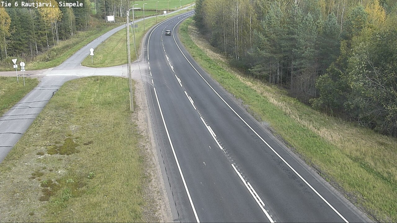 Kelikamerat Kuva Tie 6 Rautjärvi, Simpele, Rautjärvi, Etelä-Karjala